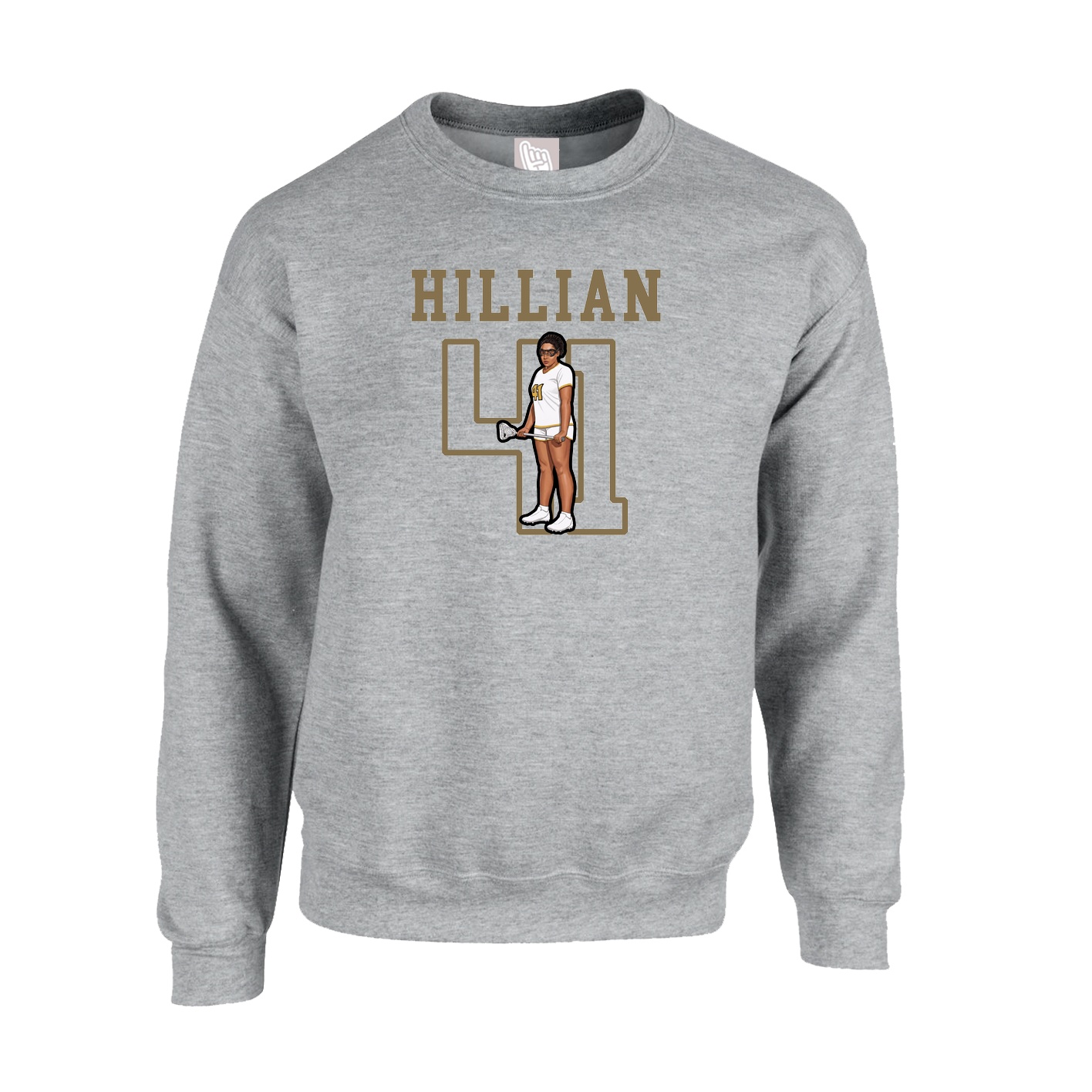 Fleece Crew — Shirsey in Grey