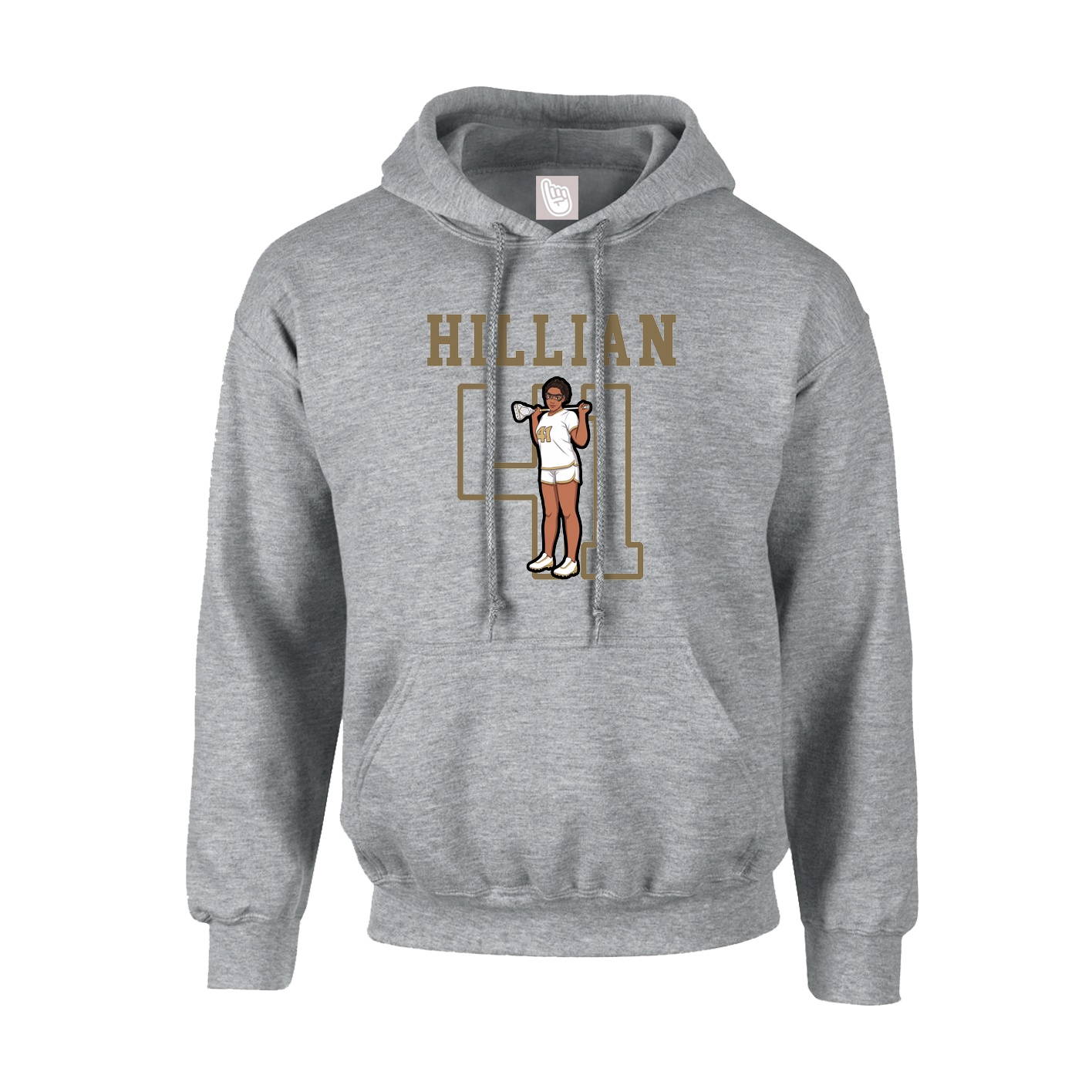 Hoodie — Shirsey in Grey