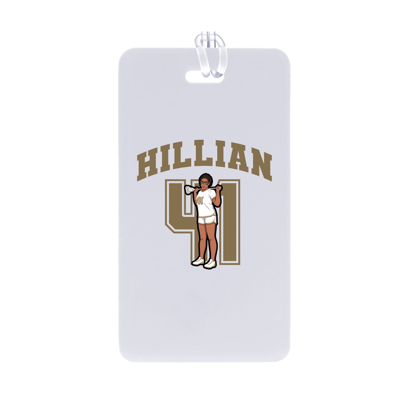 Bag Tag — Number in Classic