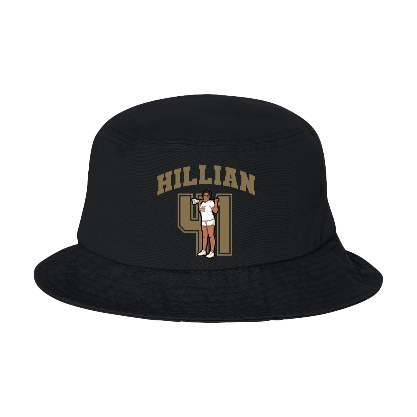 Bucket Cap — Number in Black