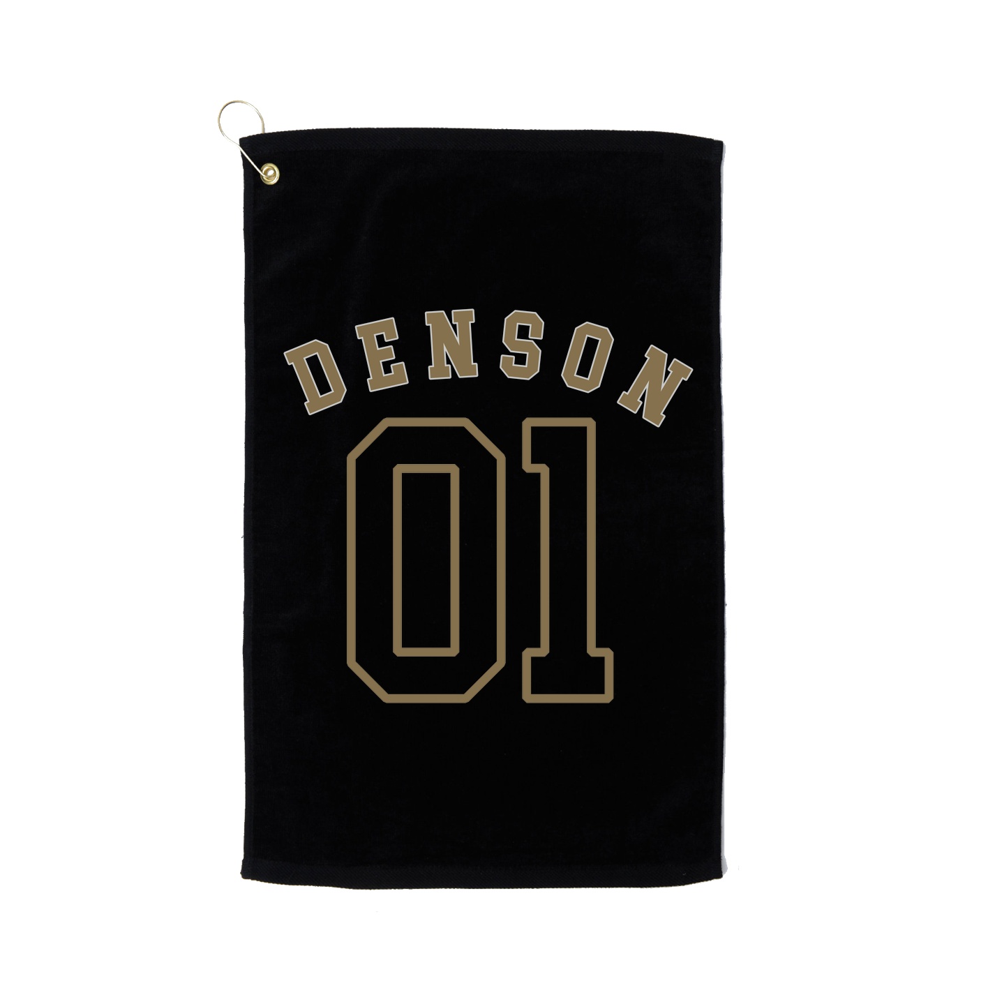 Golf Towel — Shirsey Arch in Black