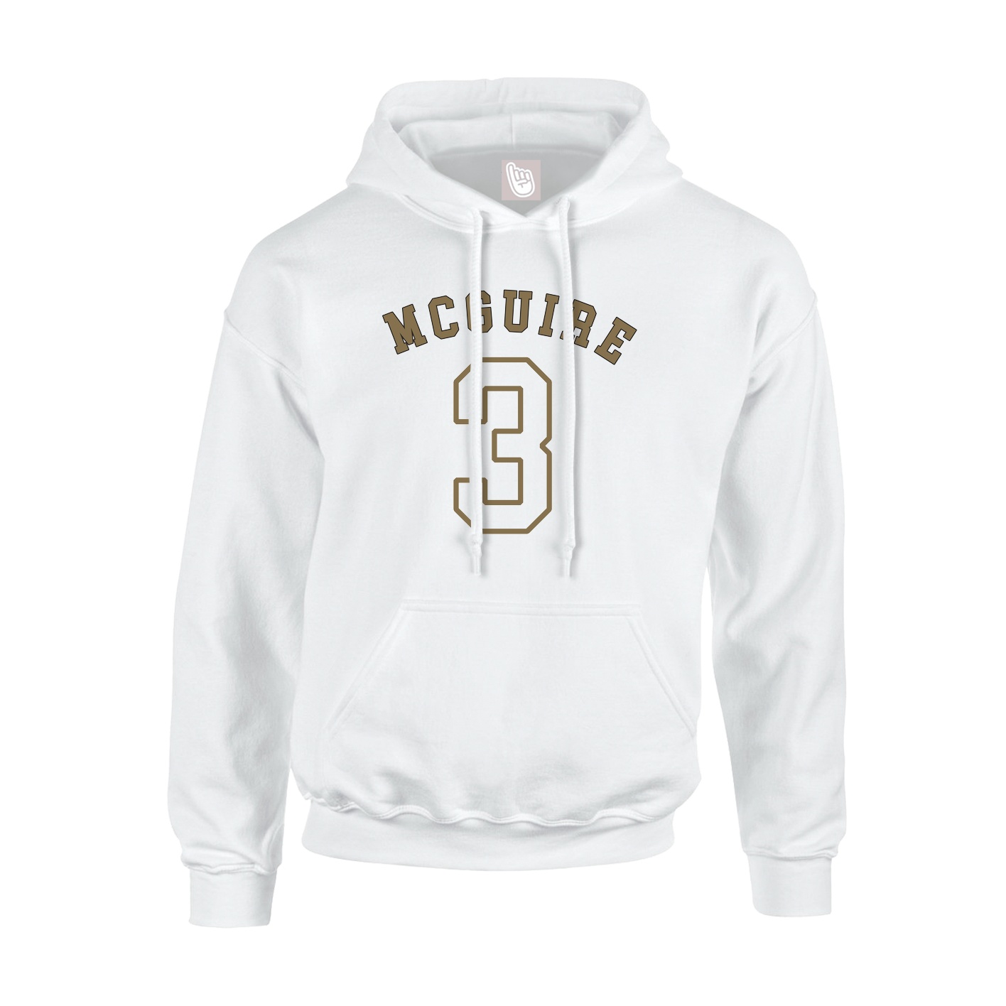 Hoodie — Shirsey Arch in White