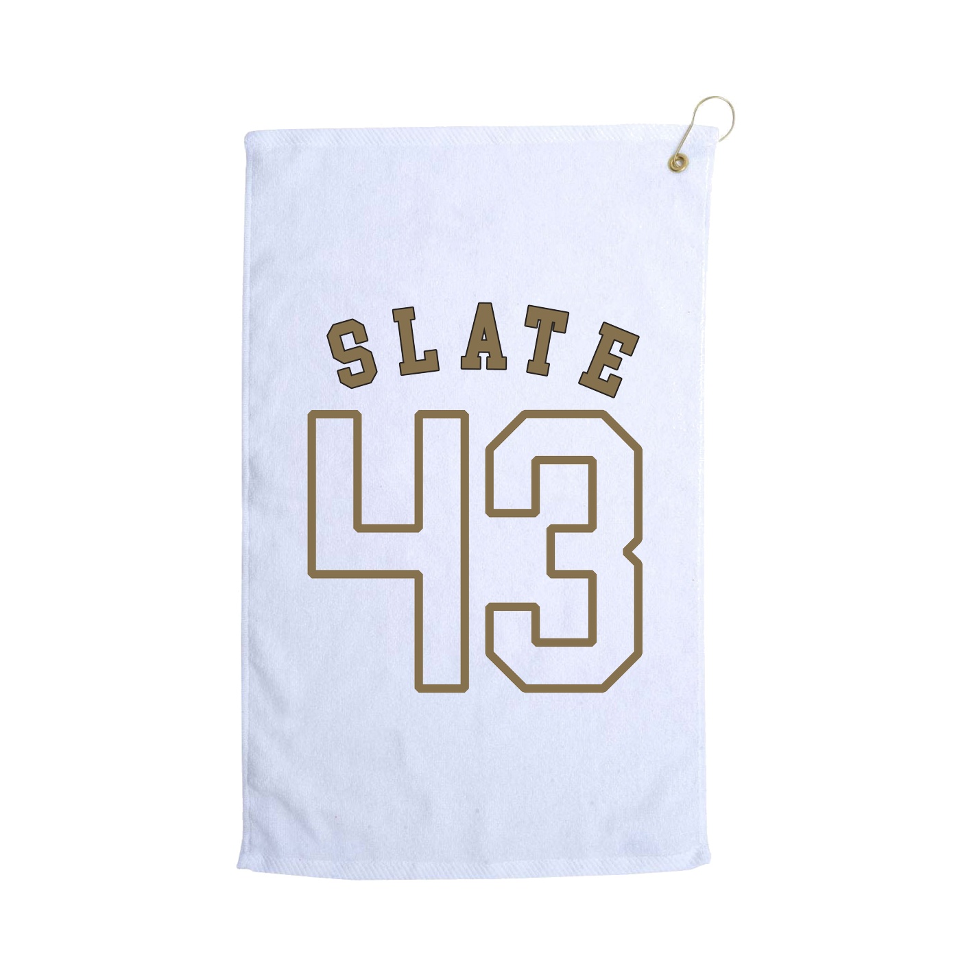 Golf Towel — Shirsey Arch in White