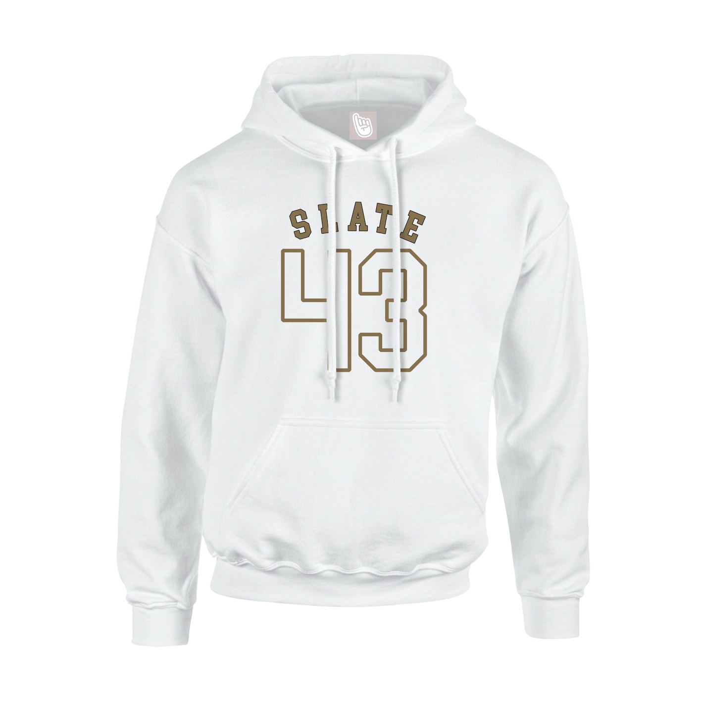 Hoodie — Shirsey Arch in White