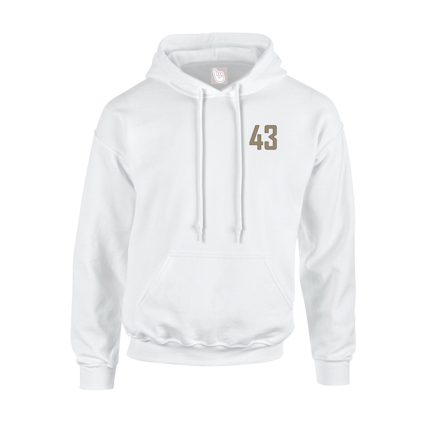 Youth Hoodie — Front Shirsy in White