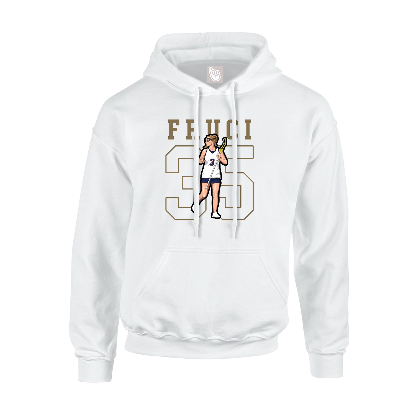 Hoodie — Shirsey in White