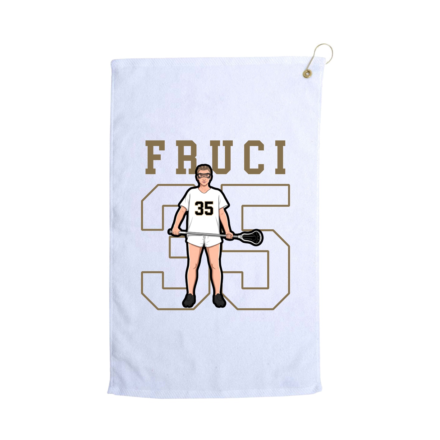 Golf Towel — Shirsey in White