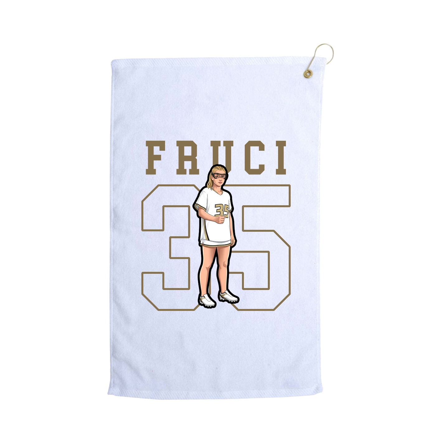 Golf Towel — Shirsey in White