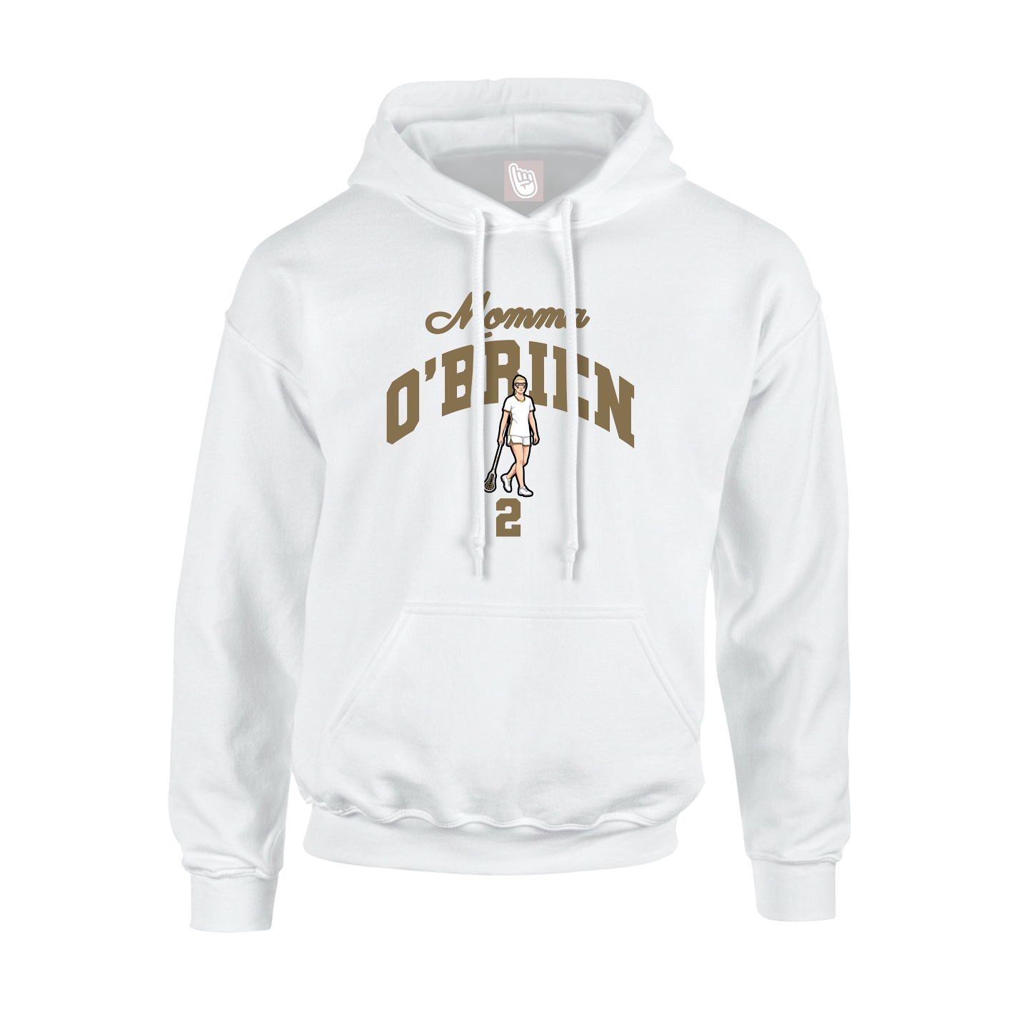 Youth Hoodie — Mothers Day Arch in White