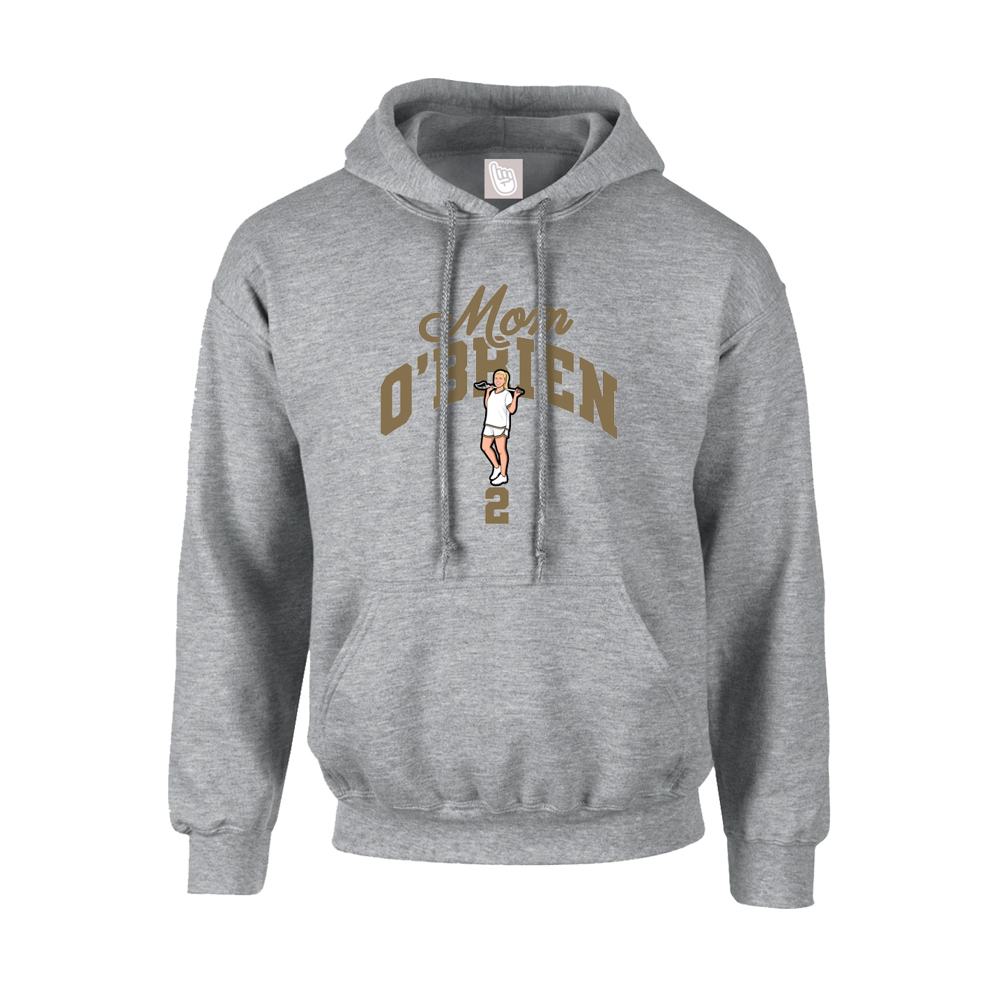 Hoodie — Mothers Day Arch in Grey