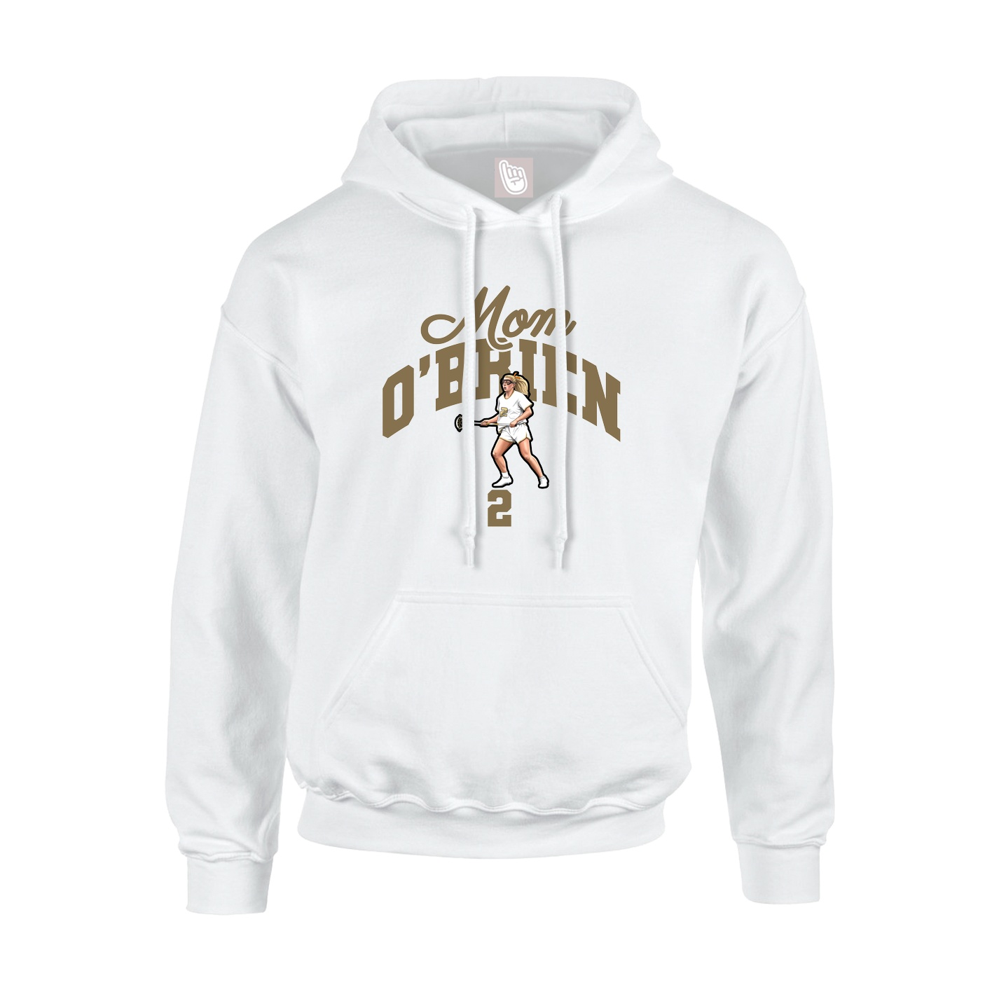Youth Hoodie — Mothers Day Arch in White