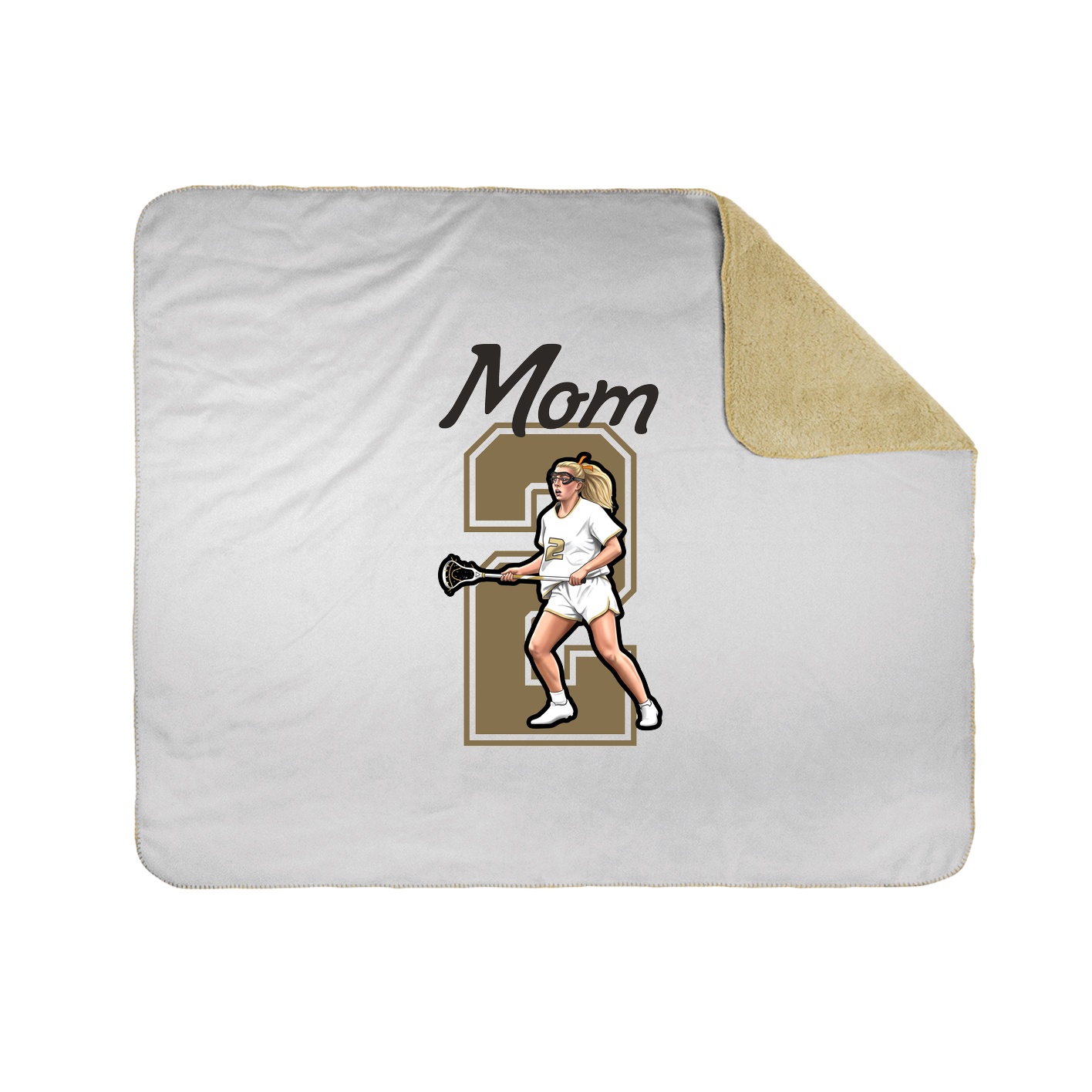 Throw Blanket — Mothers Day Shirsey in White