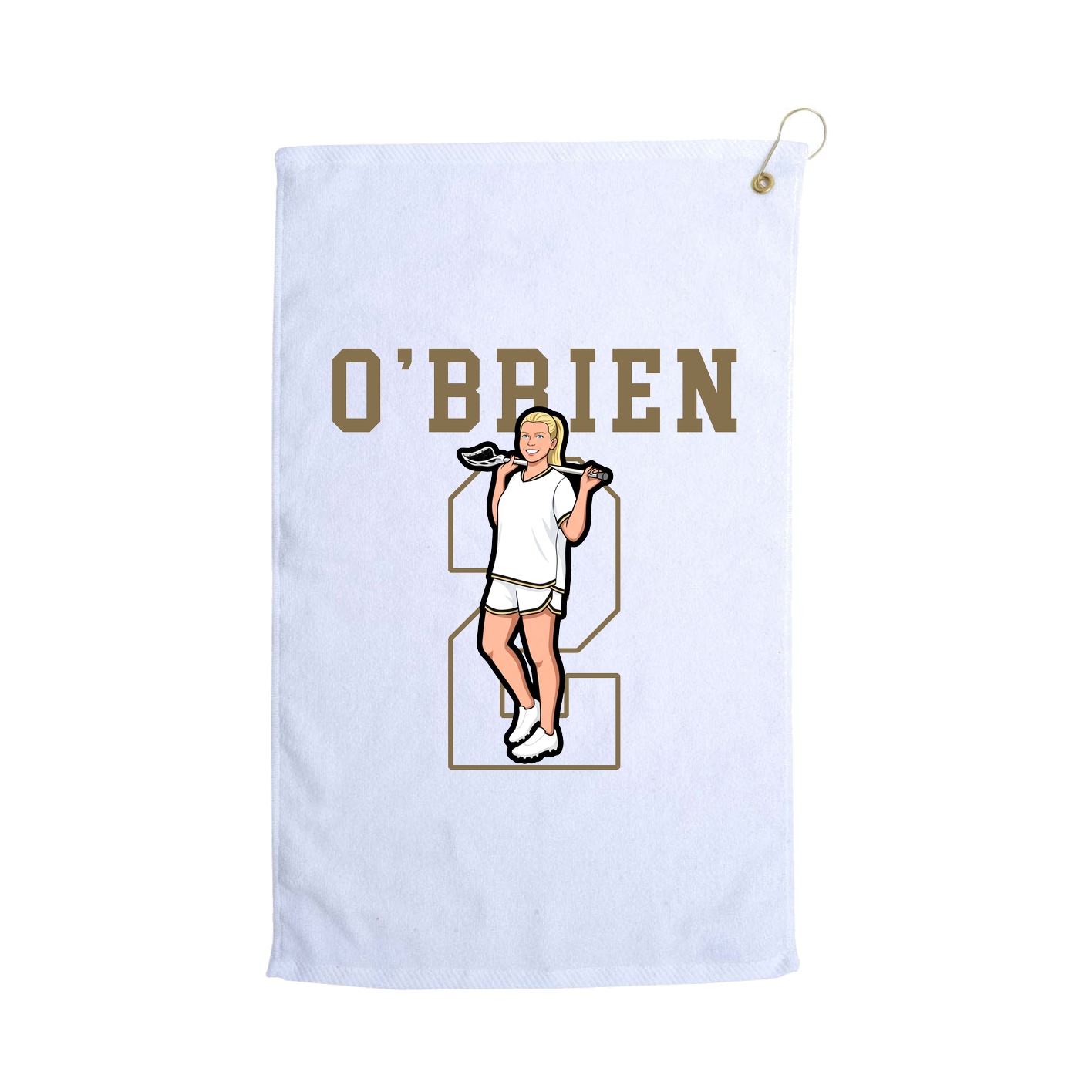 Golf Towel — Shirsey in White