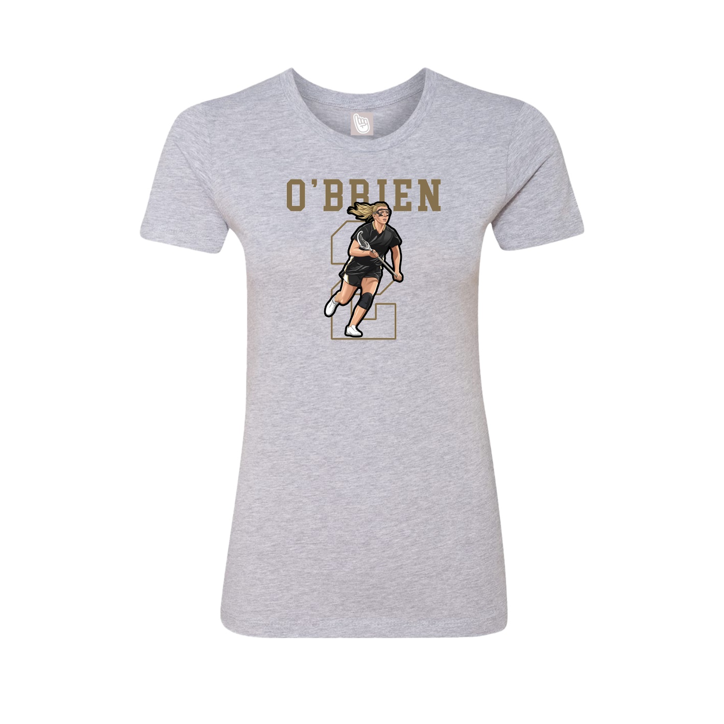 Fitted Women's Tee — Shirsey in Grey