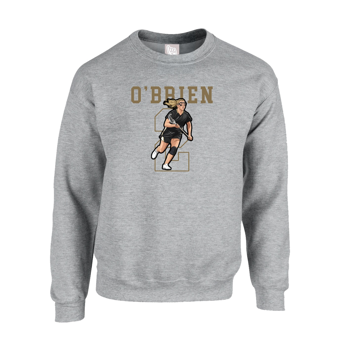Fleece Crew — Shirsey in Grey