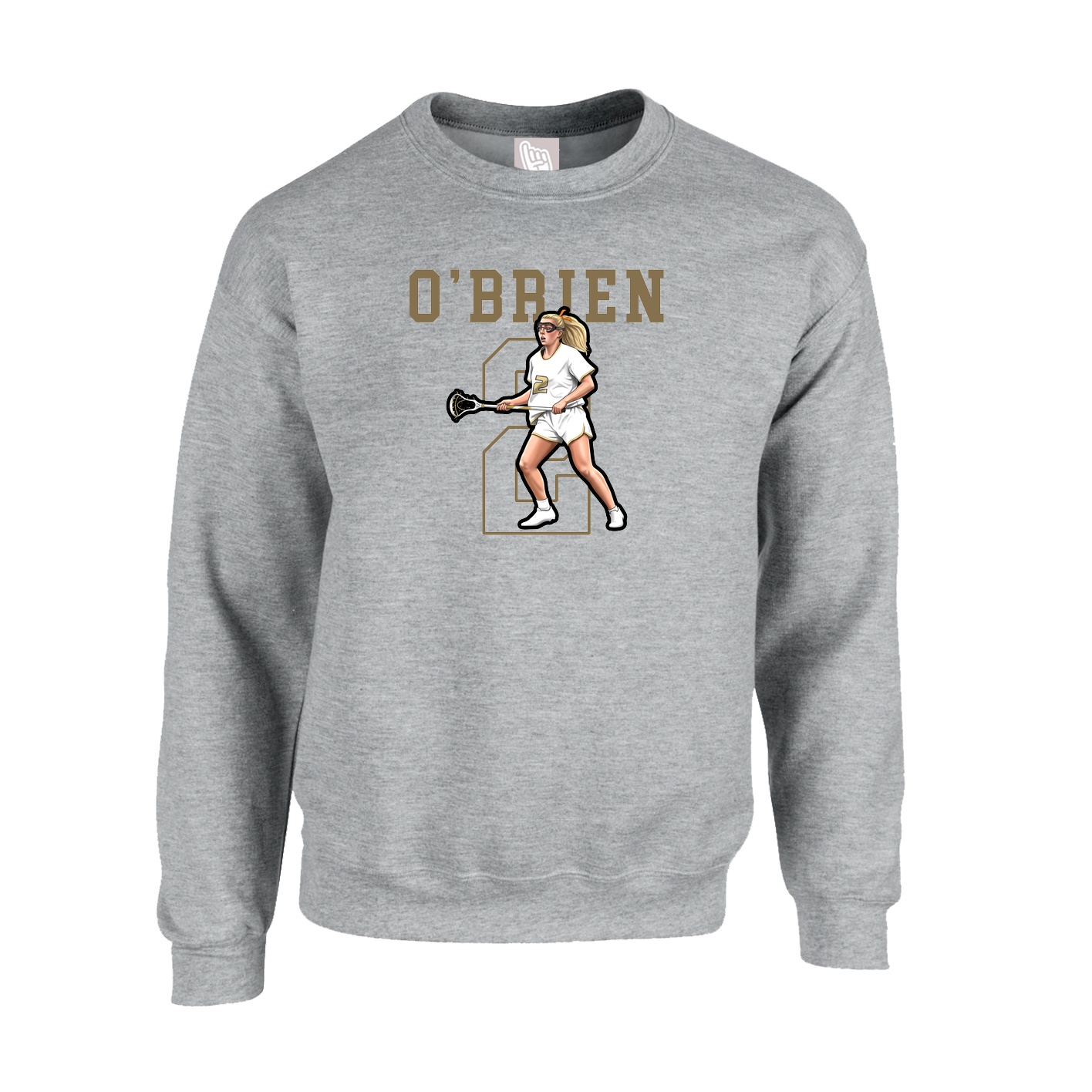 Fleece Crew — Shirsey in Grey