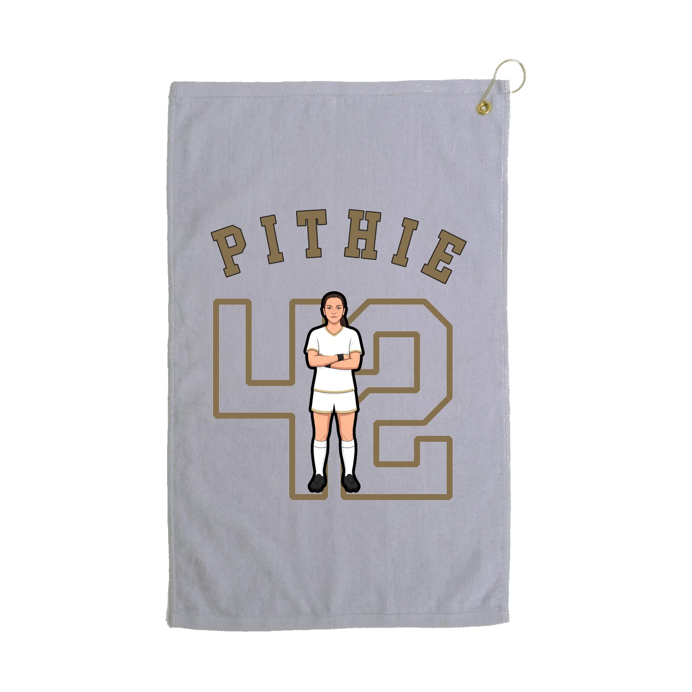 Golf Towel — Shirsey Arch in Grey