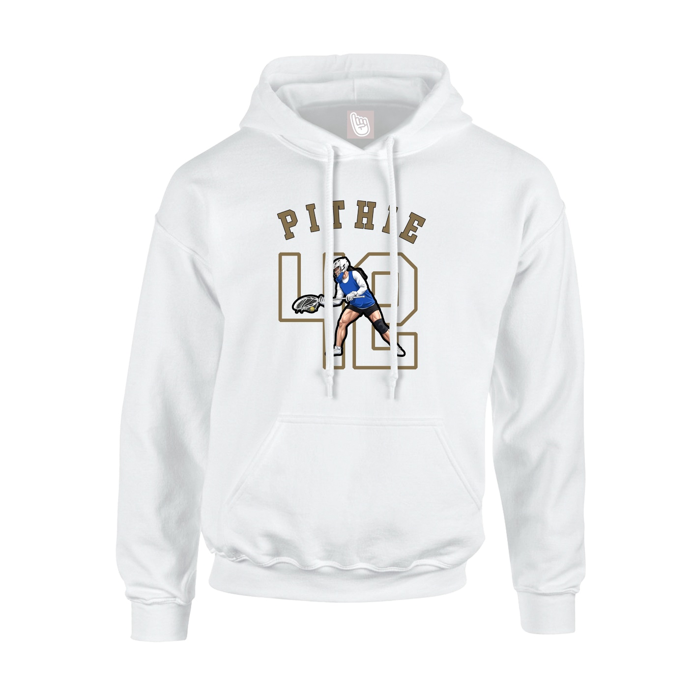 Hoodie — Shirsey Arch in White