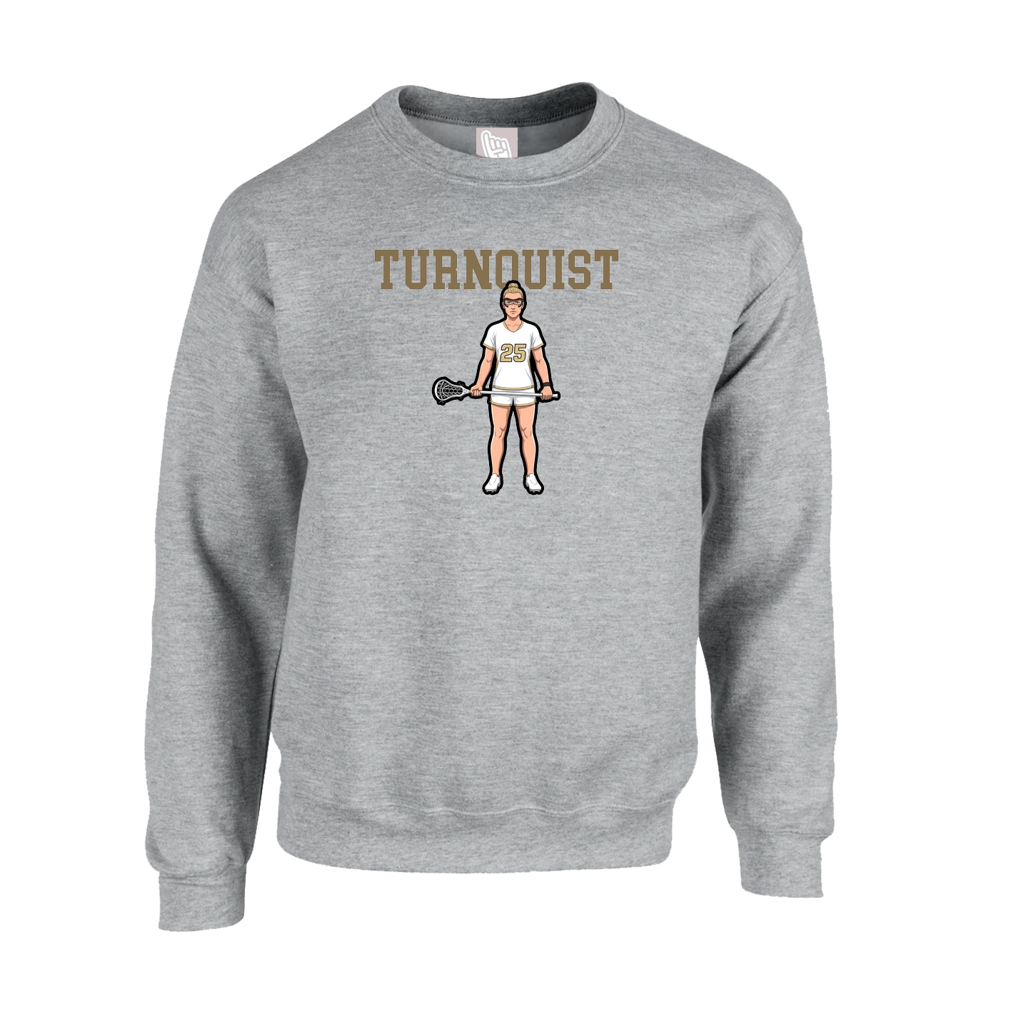 Fleece Crew — Shirsey in Grey