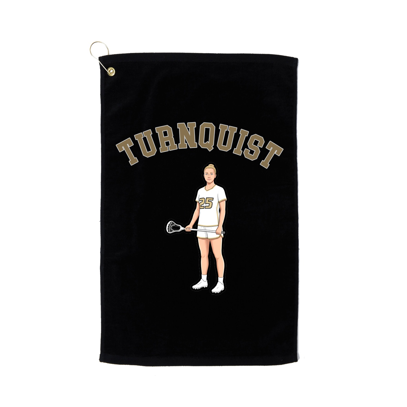 Golf Towel — Shirsey Arch in Black