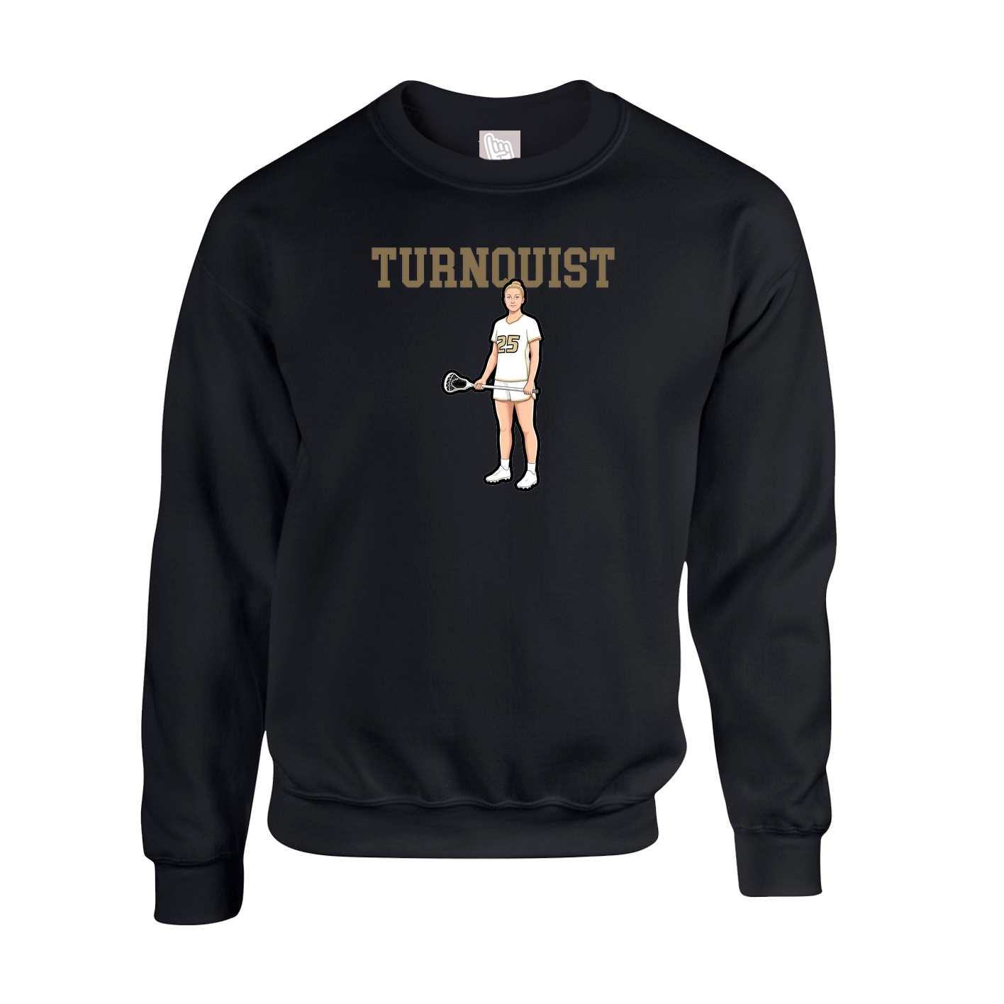 Fleece Crew — Shirsey in Black