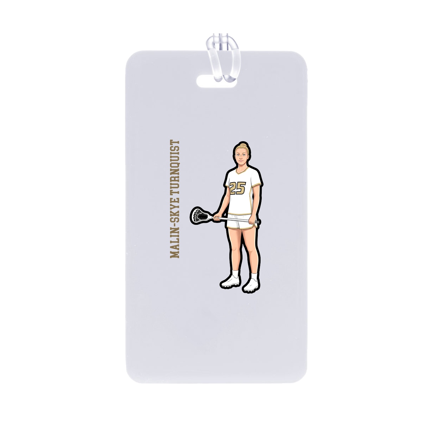 Bag Tag — Name Vertical in Classic