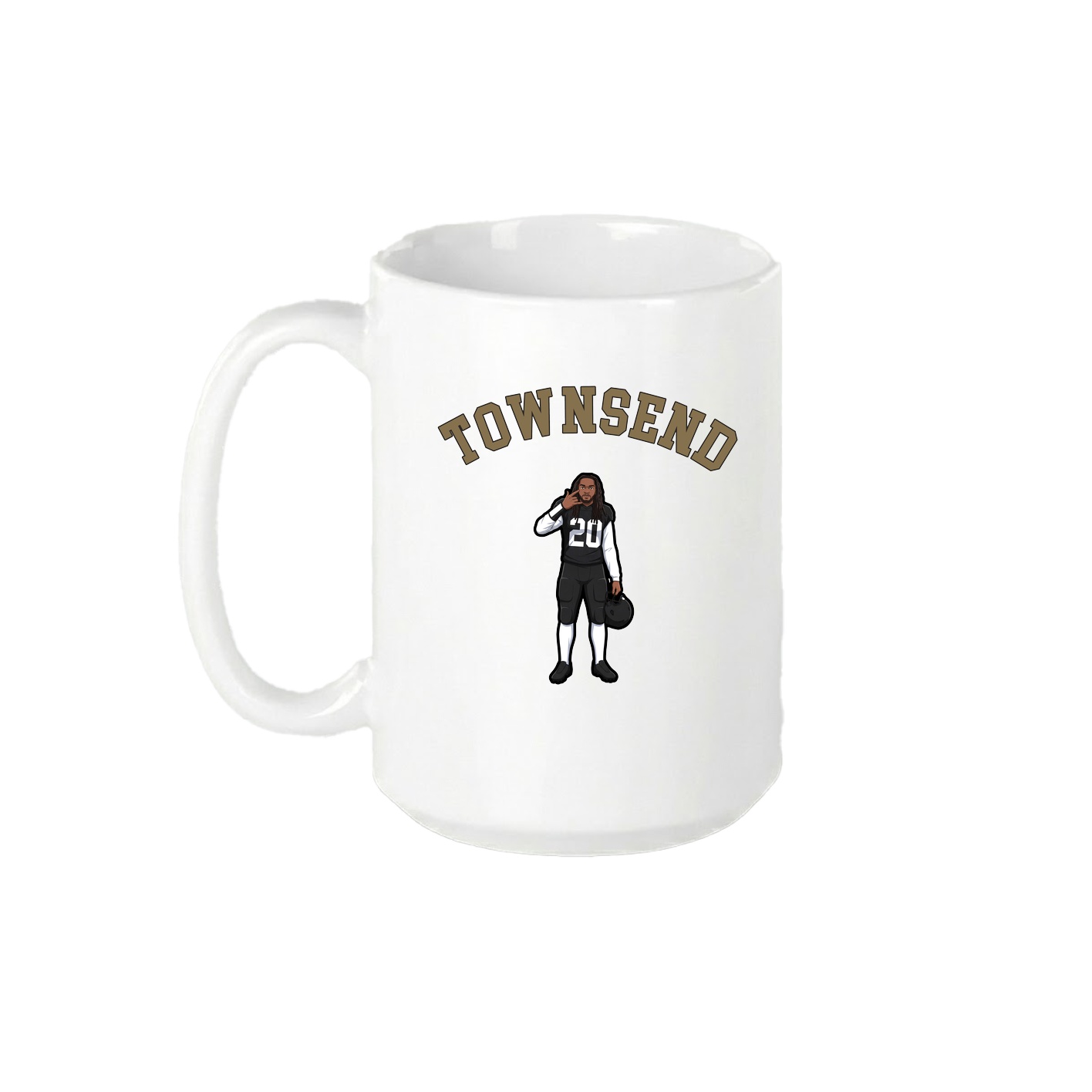 15oz Coffee Mug — Shirsey Arch in White
