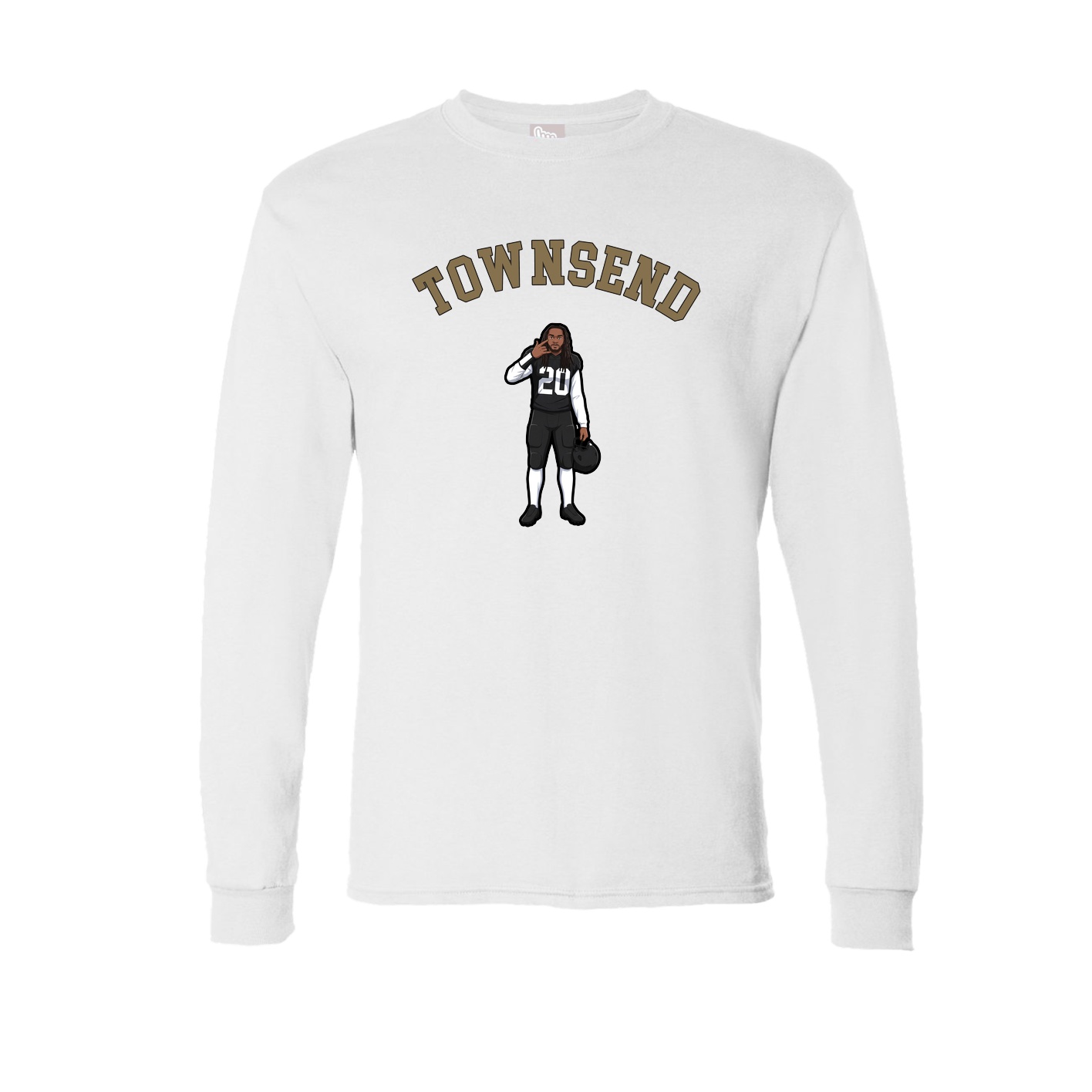Long Sleeve Tee — Shirsey Arch in White