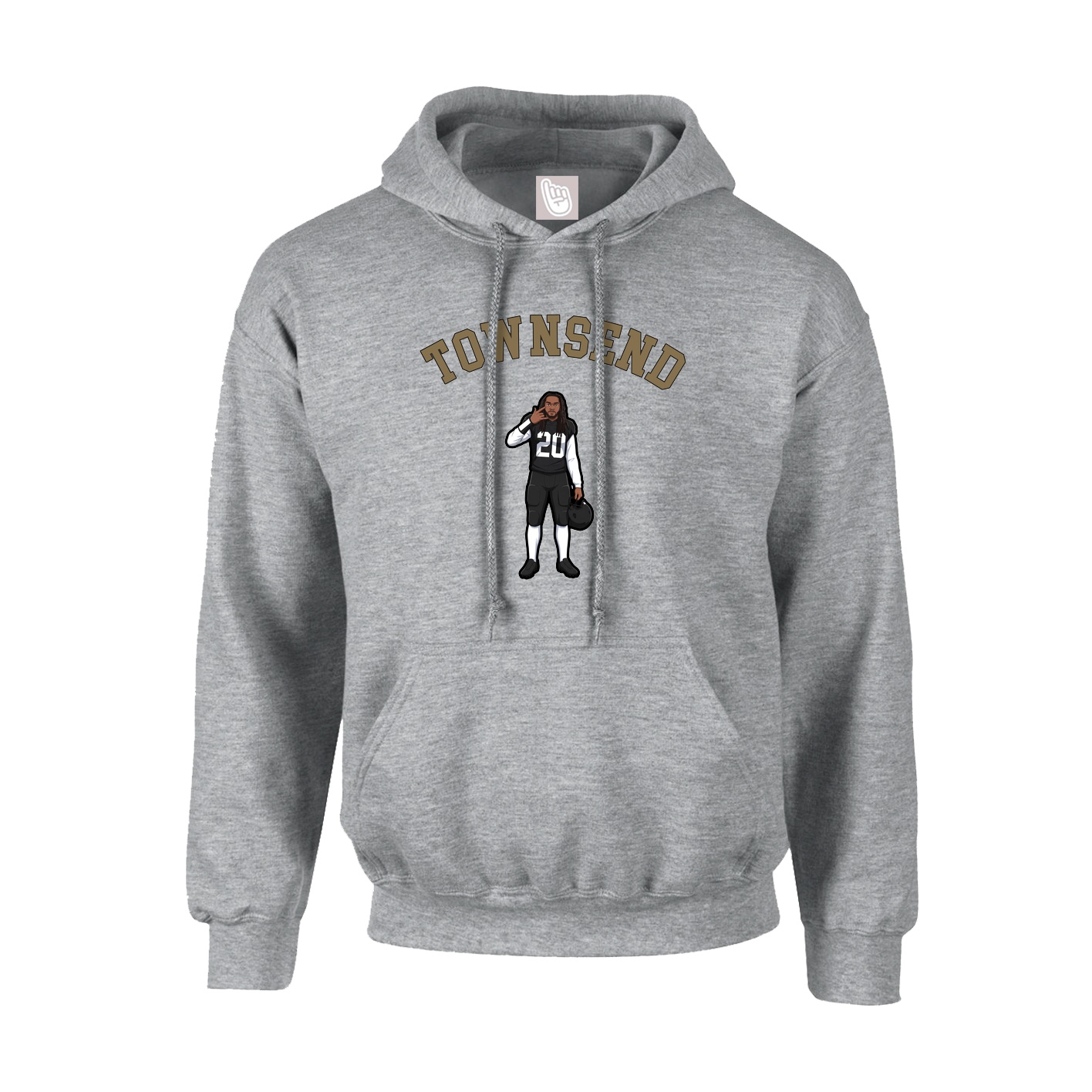 Youth Hoodie — Shirsey Arch in Grey