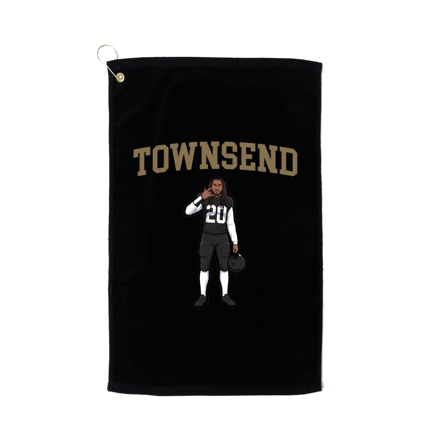 Golf Towel — Shirsey in Black