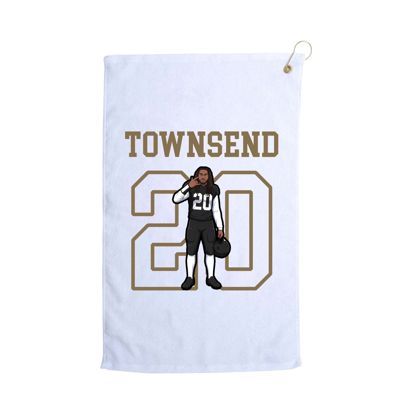 Golf Towel — Shirsey in White