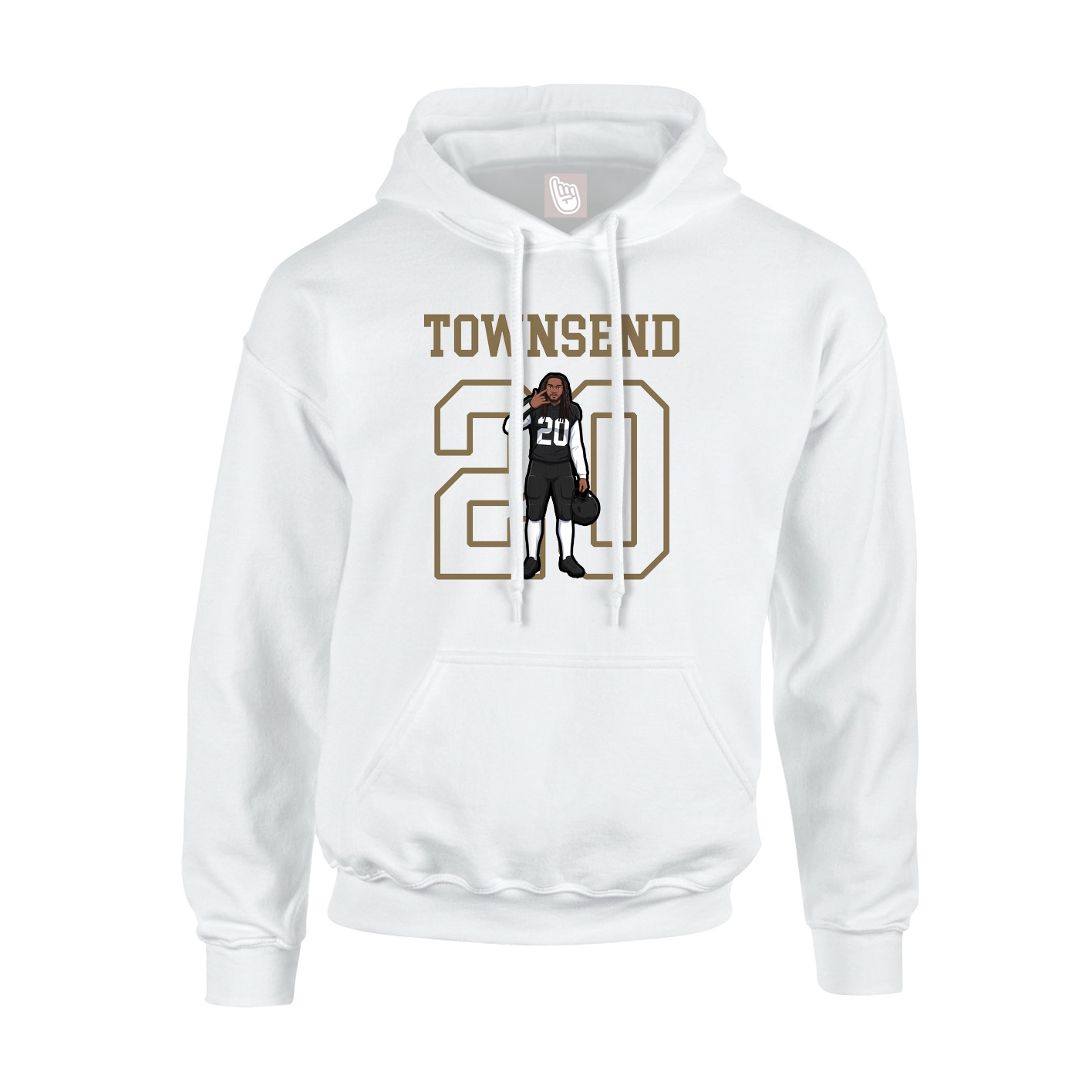 Hoodie — Shirsey in White