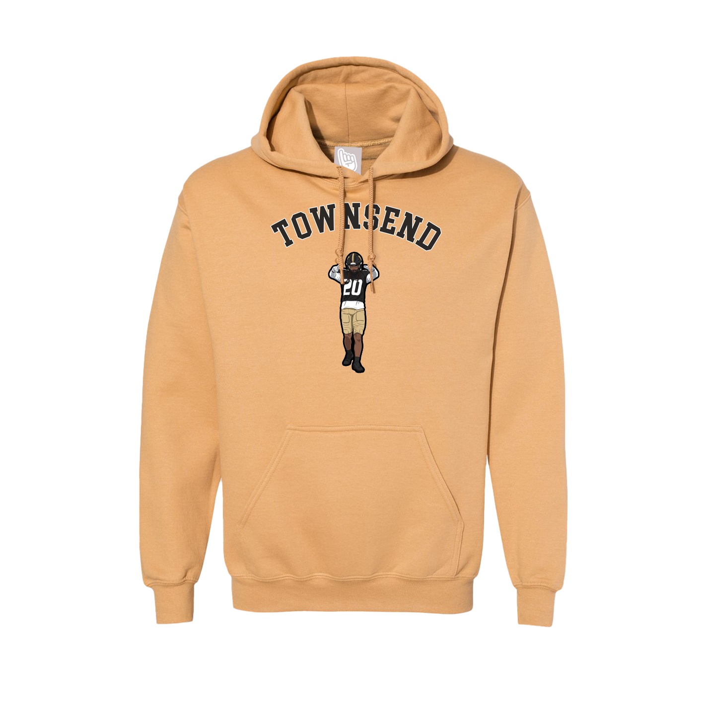 Hoodie — Shirsey Arch in Vegas Gold