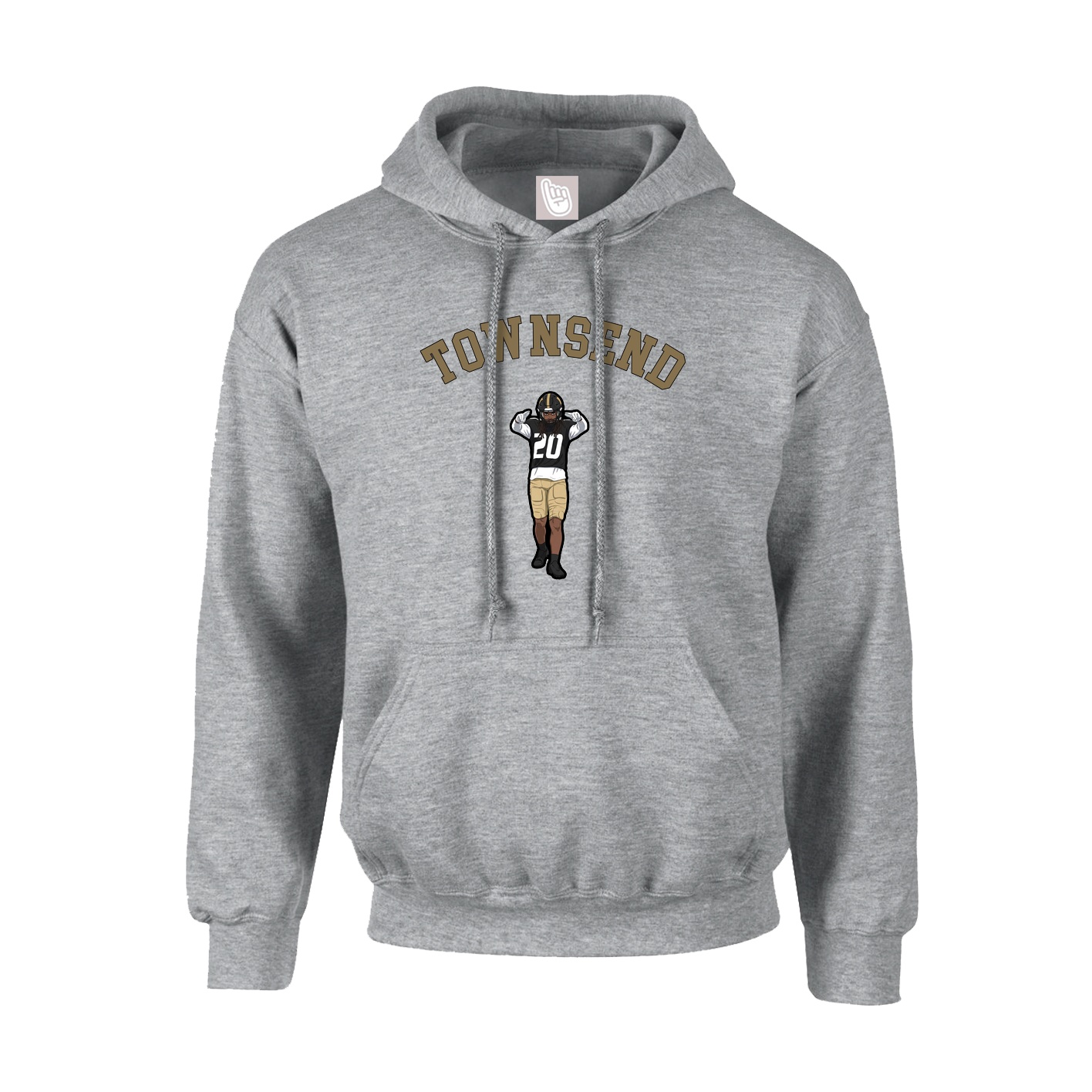 Youth Hoodie — Shirsey Arch in Grey