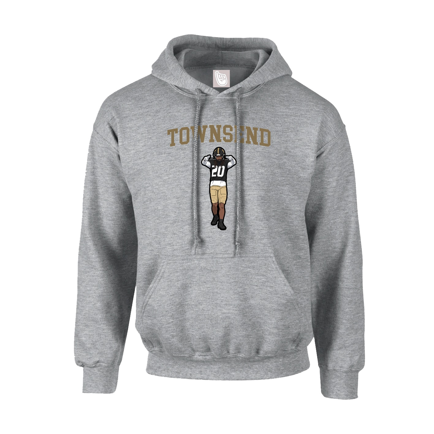 Hoodie — Shirsey in Grey
