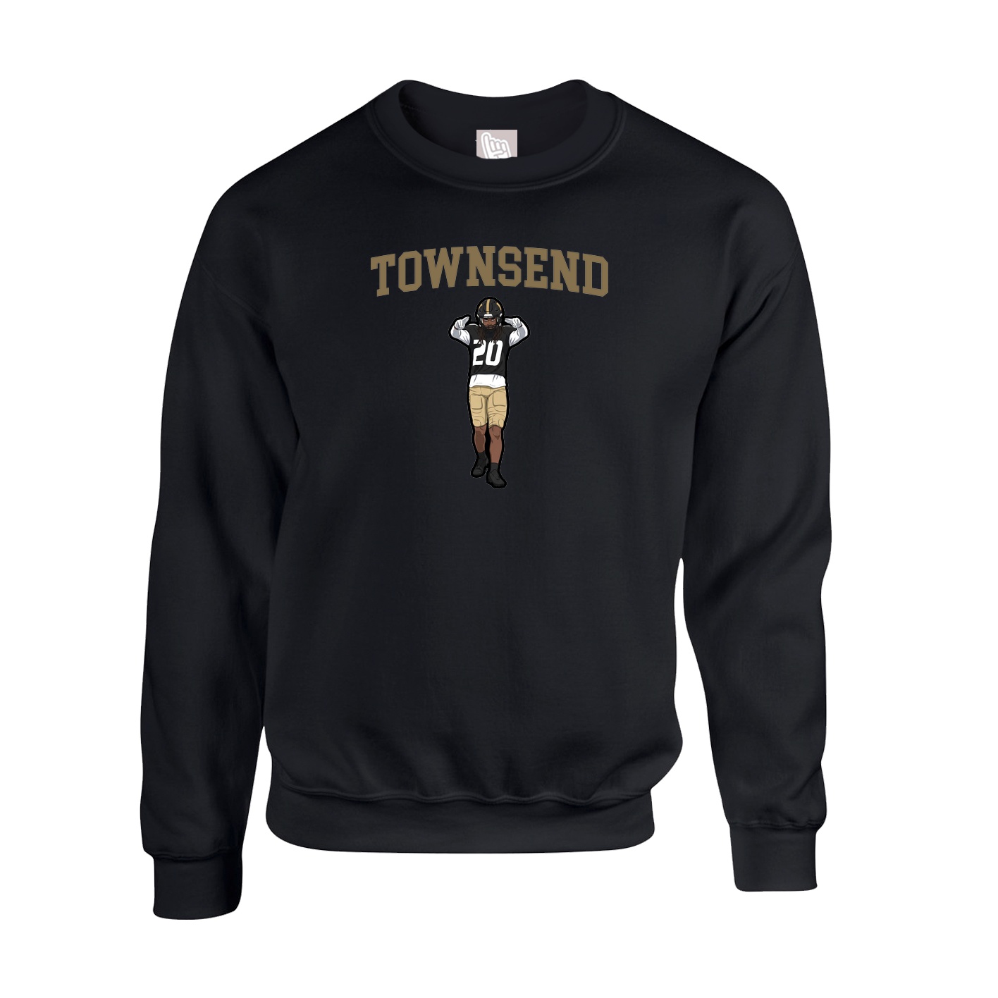 Fleece Crew — Shirsey in Black