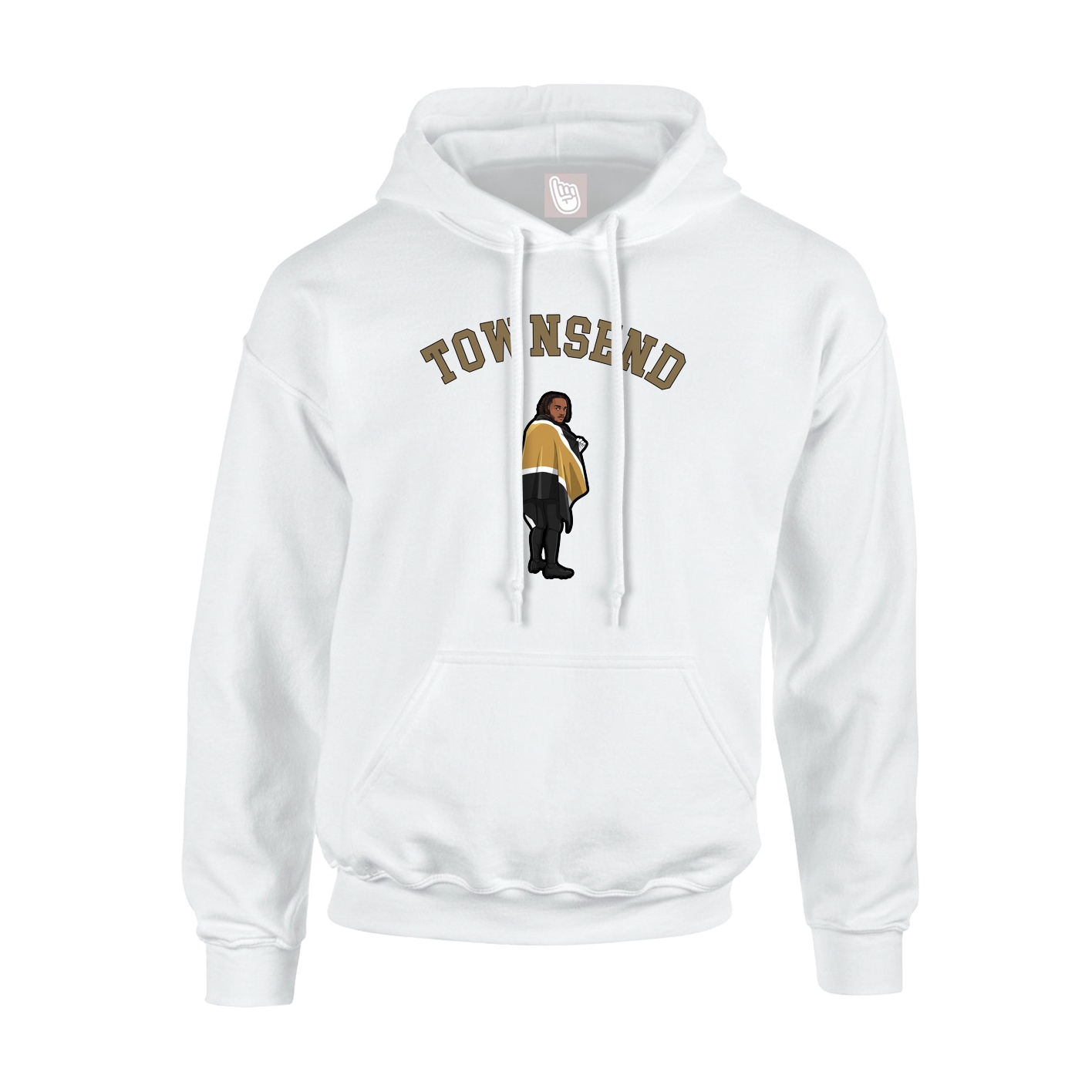 Hoodie — Shirsey Arch in White