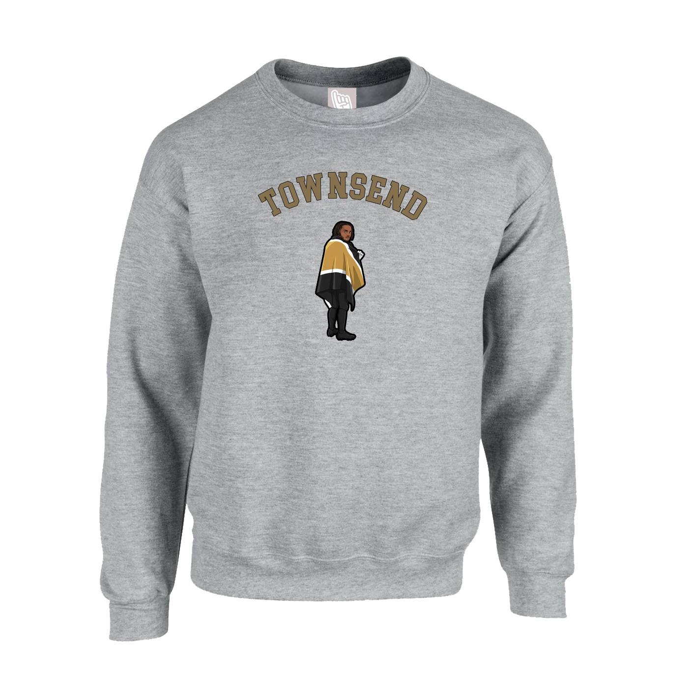 Fleece Crew — Shirsey Arch in Grey