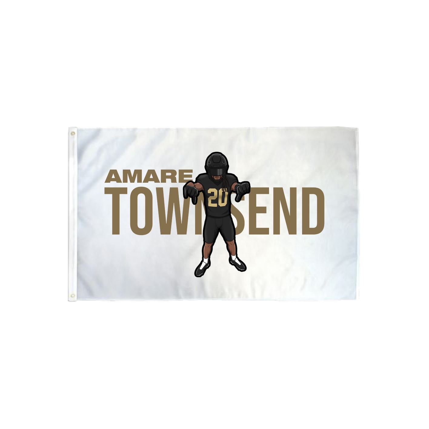 3x5 Flag — Player Name in Classic