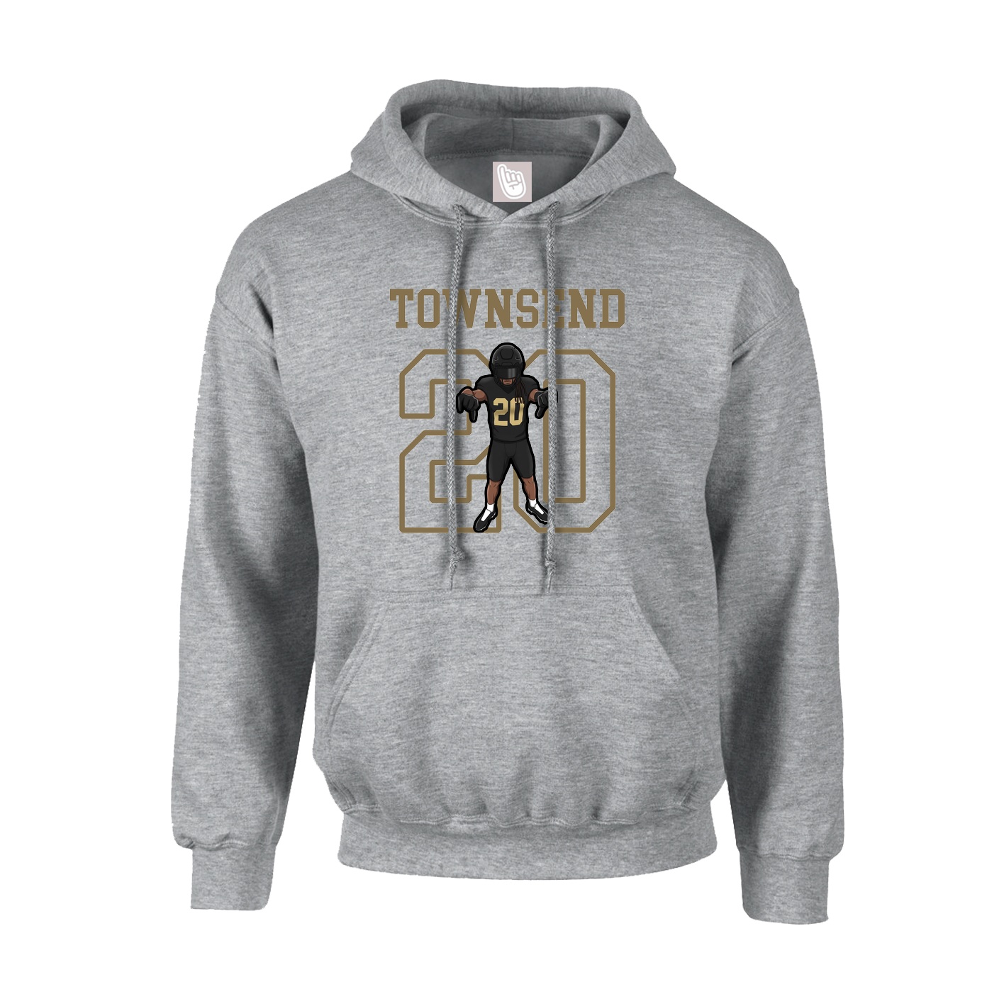 Hoodie — Shirsey in Grey