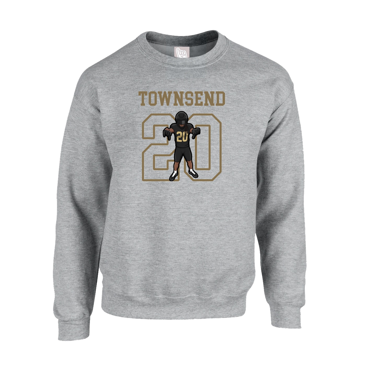Fleece Crew — Shirsey in Grey