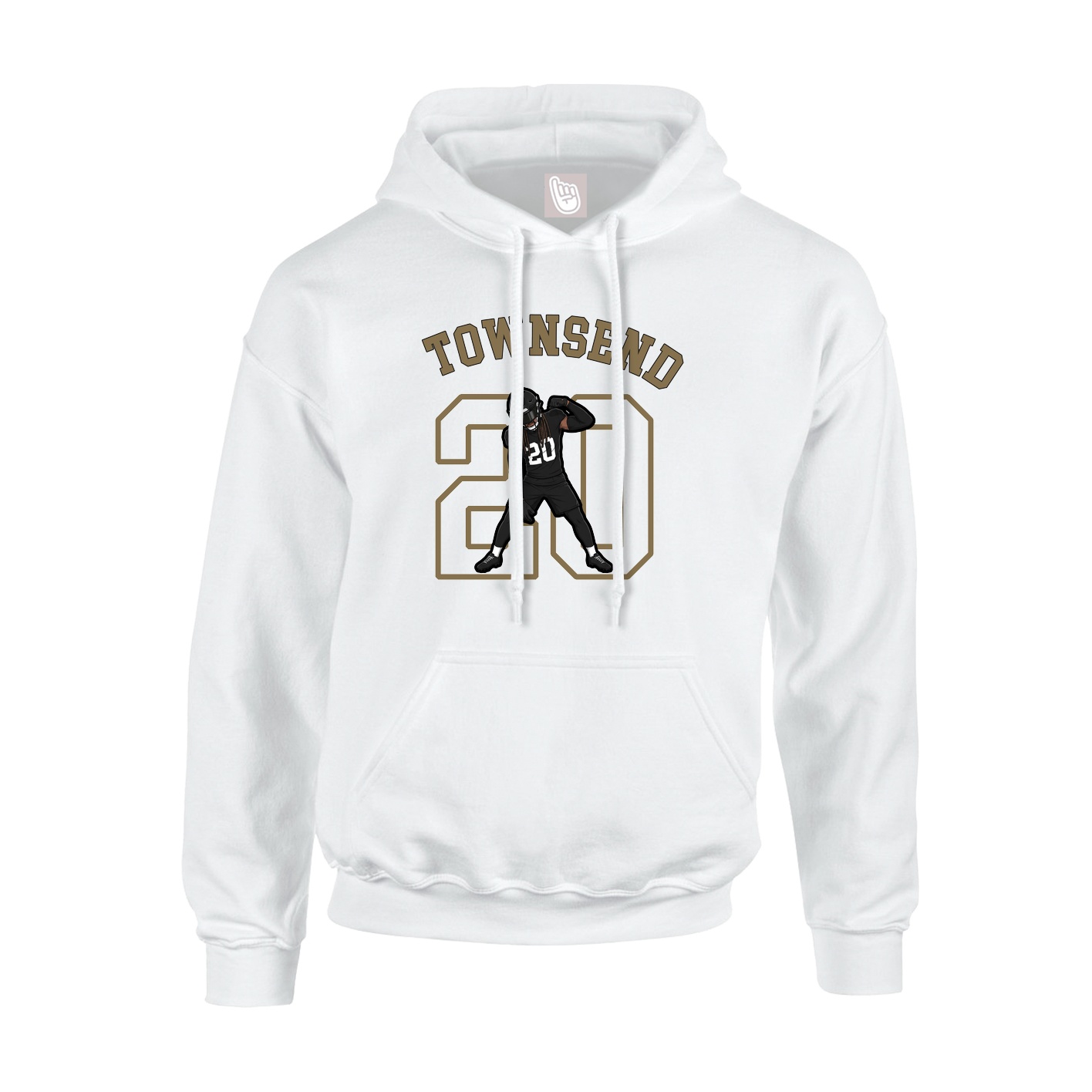 Youth Hoodie — Shirsey Arch in White