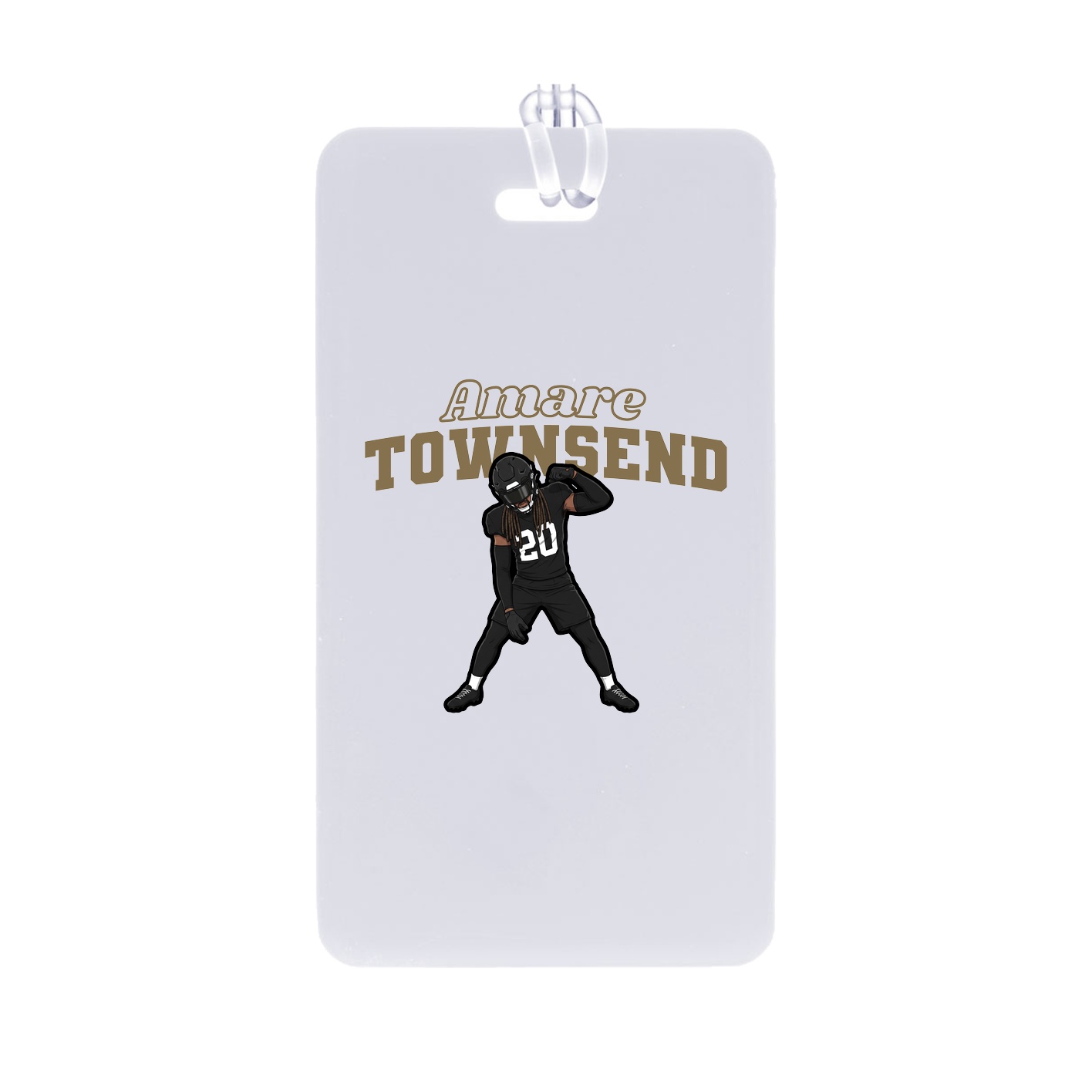 Bag Tag — Name Arch in Classic