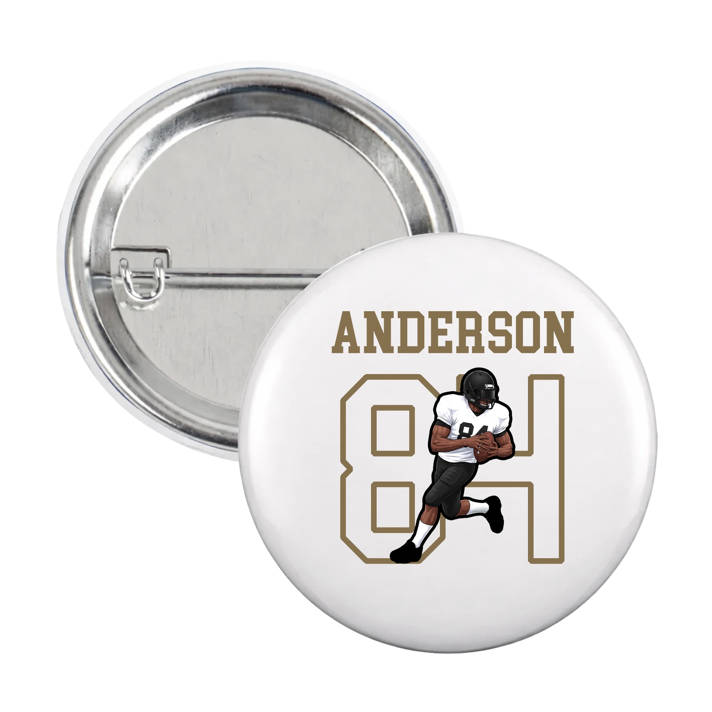 Game Day Button — Shirsey in White