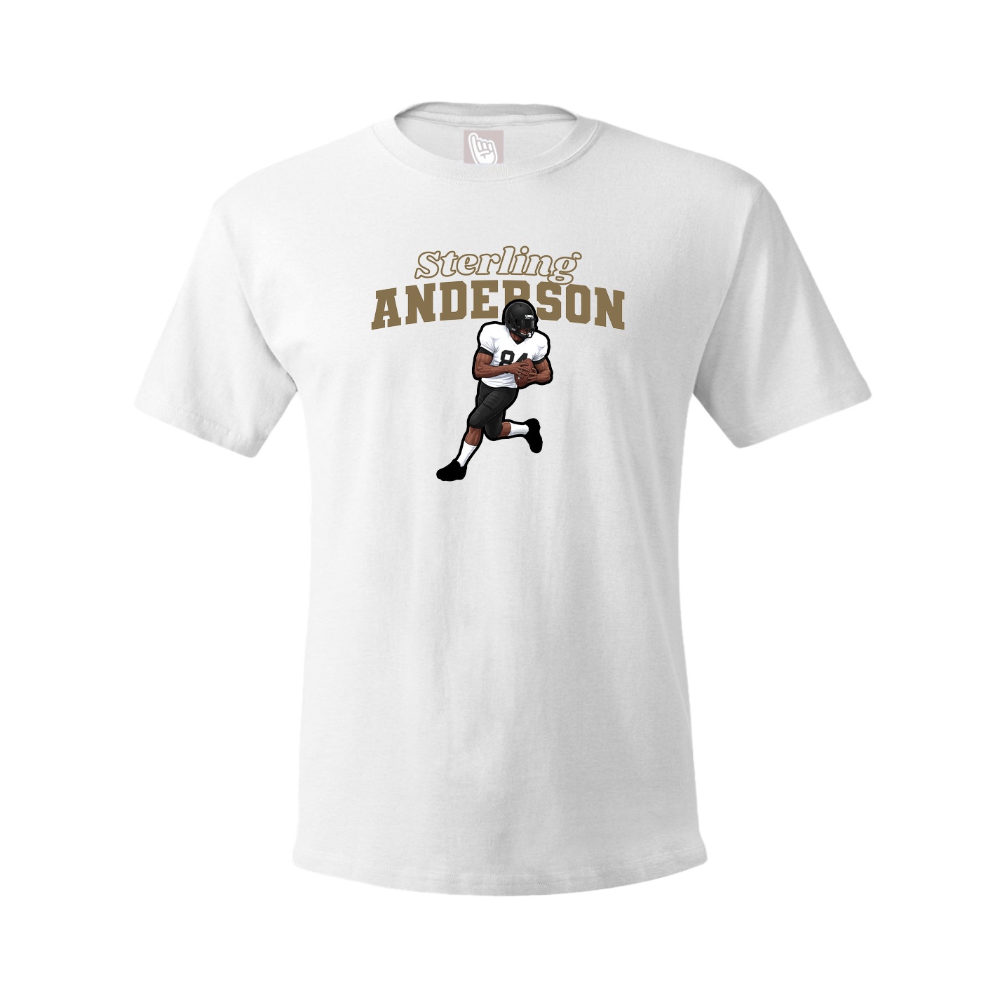 Tee — Name Arch in White