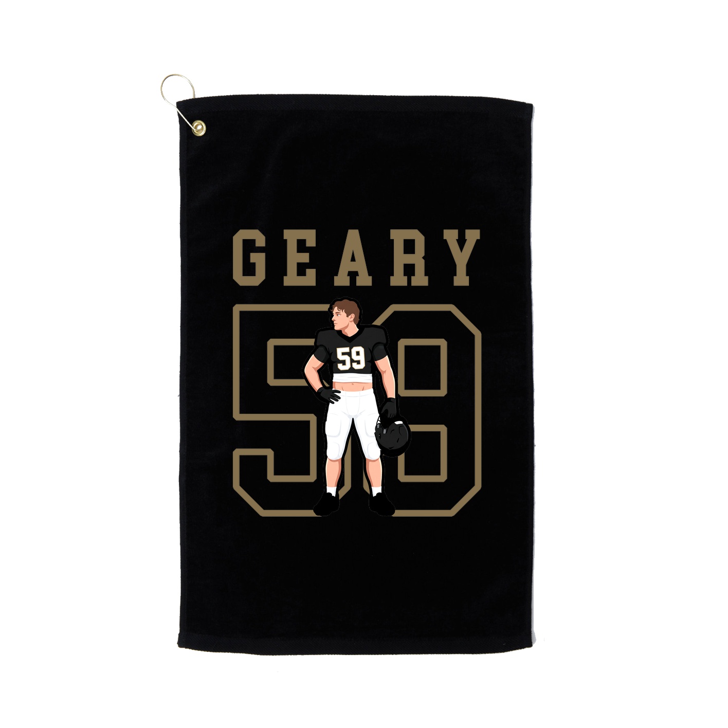 Golf Towel — Shirsey in Black