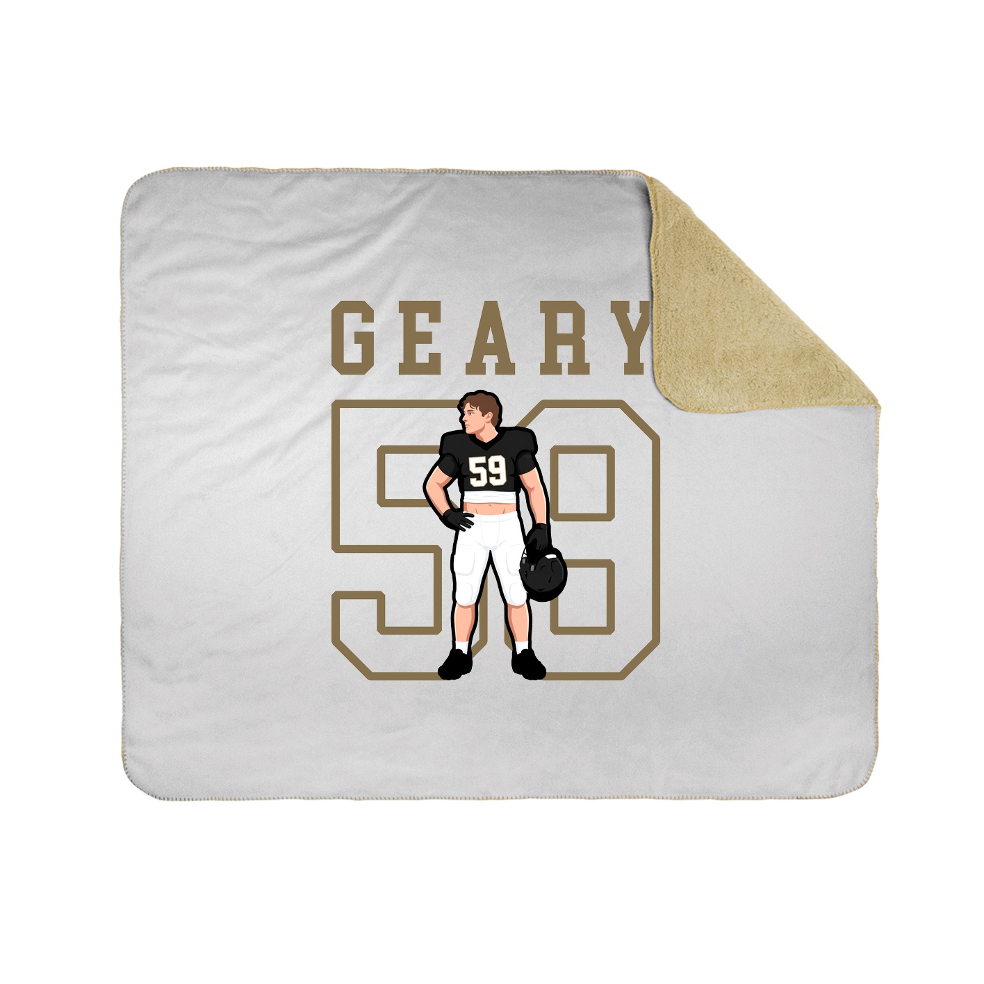 Throw Blanket — Shirsey in White