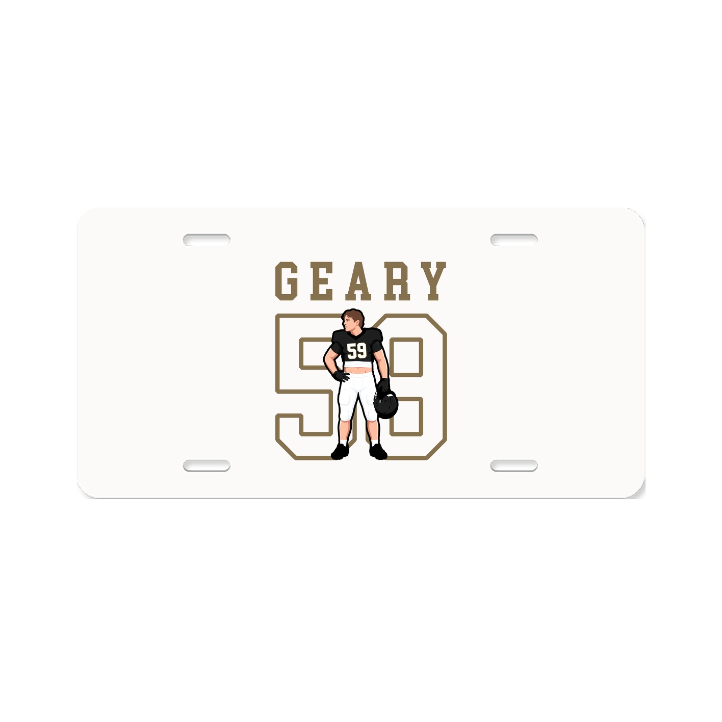 License Plate — Shirsey in Classic