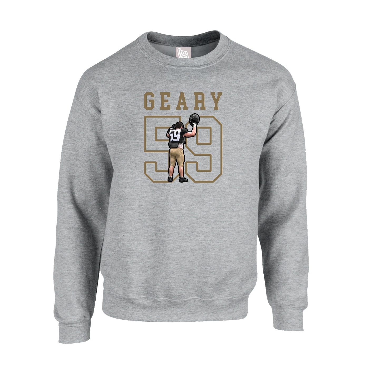 Fleece Crew — Shirsey in Grey
