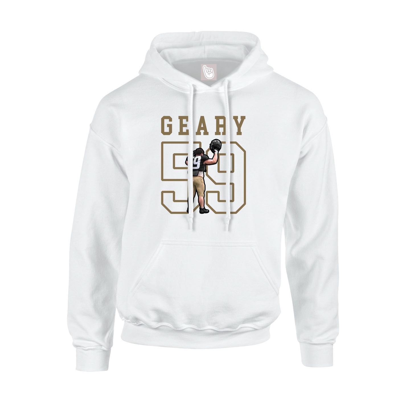 Youth Hoodie — Shirsey in White